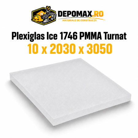 Plexiglas Ice 1746 PMMA turnat satinat 10 x 2030 x 3050 mm